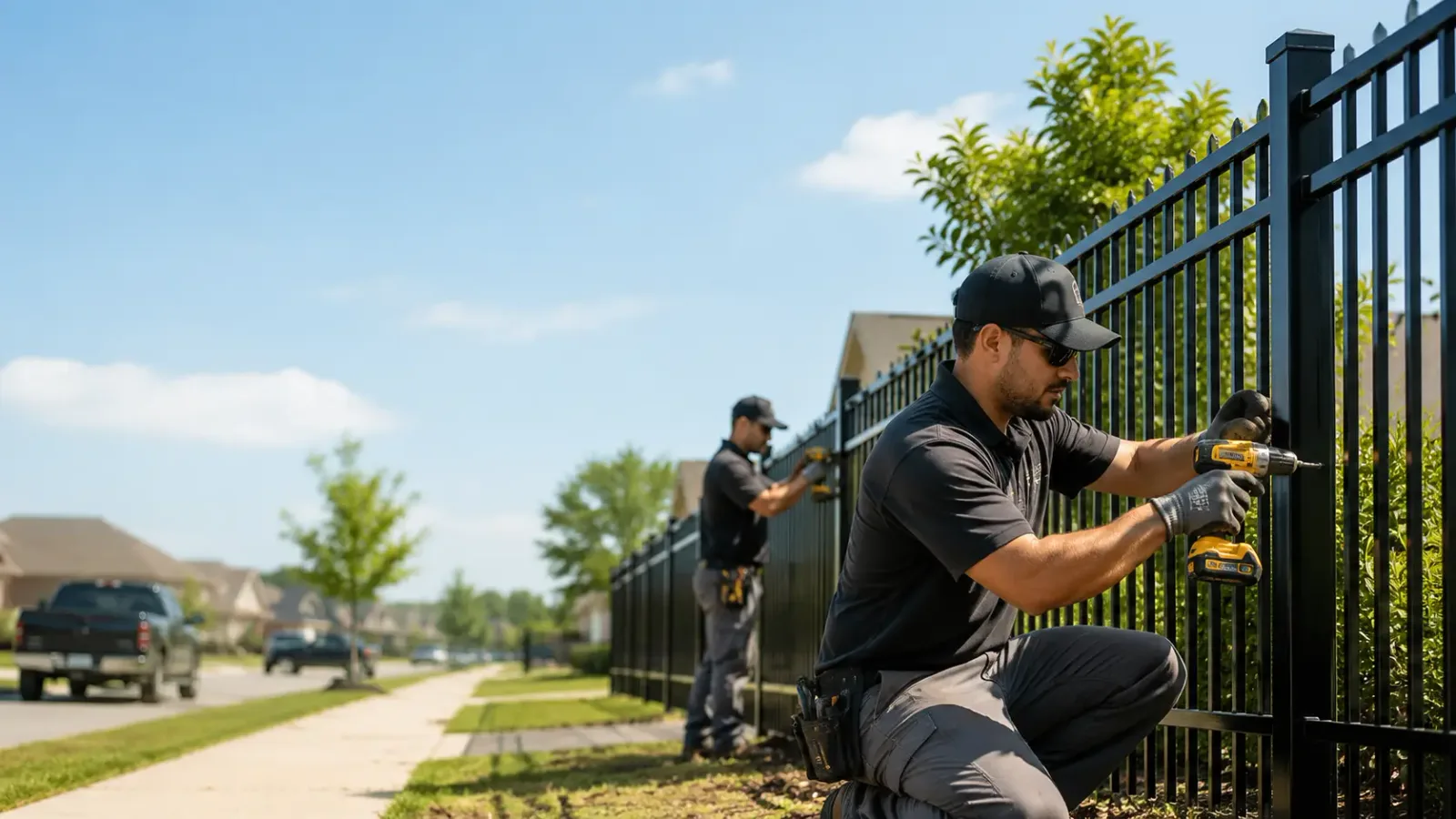 Metal Fence Installation in Rock City Falls, NY